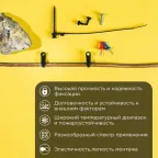 Хомут кабельный 3.6х100 под винт нейл. черн. (уп.100шт) Rexant 07-0105
