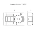 Площадка под стяжку для прямого монтажа бел. (уп.100шт) Промрукав PR13.0343