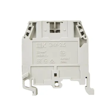 Зажим наборный ЗНИ-2.5кв.мм (JXB24А) сер. IEK YZN10-002-K03