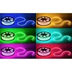 Лента светодиодная неоновая N5050 72-IP67-220V-20m-RGB многоцв. (уп.20м) Эра Б0053983