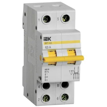 Выключатель-разъединитель трехпозиционный 2п ВРТ-63 63А KARAT IEK MPR10-2-063