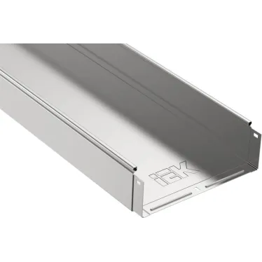 Лоток листовой неперфорир. 300х100 L3000 сталь 1мм IEK CLN10-100-300-3