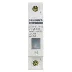 Ограничитель перенапряжения ОПС1-C 1Р 10/40кА 230В GENERICA MOP20-1-C-G