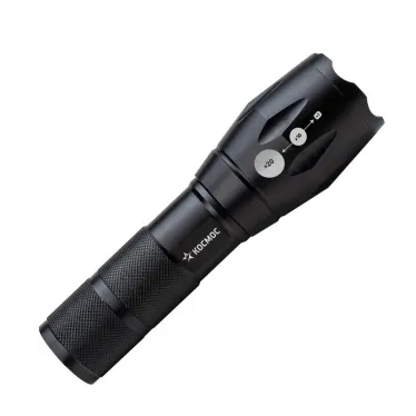 Фонарь Premium 5Вт Q5 LED питание 1х3.7В 18650 Li-on авиац. алюм. КОСМОС KosAL_5W