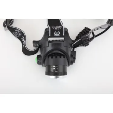 Фонарь аккумуляторный налобный GA-805 CREE 5Вт регулир. фокус литиевый аккум. 2.5А.ч алюм. USB пластик. (кор.) Эра Б0039625