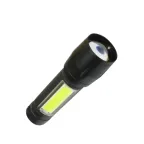                  Фонарь аккумуляторный XPE 3Вт + COB 3Вт литиевый аккум. 600мА.ч Micro USB шнур КОСМОС KocAc1011Lith
               
