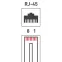 Джек компьютерный RJ45 (8P8C) кат.5E (уп.100шт) Rexant 05-1021