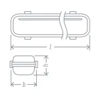 Светильник светодиодный ДСП 14 272 DSP-AC-40-IP65-LED 40Вт 4000К IP65 5000лм 176-264В (аналог ЛСП 2х36) опал Navigator 14272