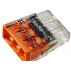 Клемма строительно-монтажная СМК компактная 221-412 PCT-412 2-проводная TOKOV ELECTRIC TKE-PCT-412/C100