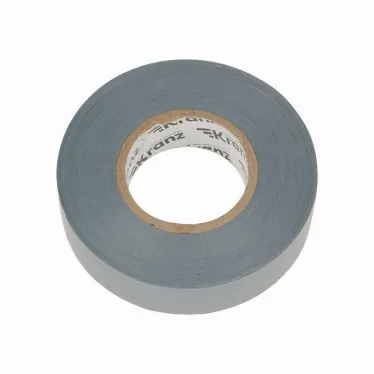 Изолента ПВХ профессиональная 0.18х19мм 20м сер. Kranz KR-09-2808